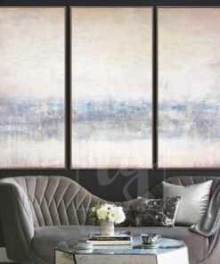 Abstract   Painting On Canvas Painting Set Beige Painting Light Blue Oil Painting | ENLIGHTENMENT