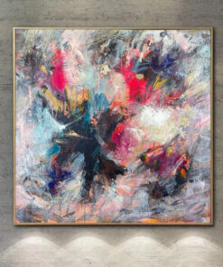 Abstract Painting Original Colorful Paintings On Canvas Abstract Wall Art Oil Gray Painting Modern Paintings Acrylic Wall Art Room Decor | GRACEFUL
