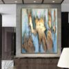 Buy Abstract Painting Original Large Abstract Turquoise Painting Abstract Modern Paintings Acrylic Canvas Wall Painting | LIGHT MAGIC online shopping cheap