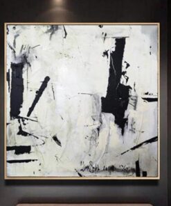 Abstract Painting in Black and white | POTENTIAL