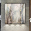 Buy Abstract Paintings On Canvas Original Gray Painting Original Gold Leaf Painting | SPRING THAW online shopping cheap