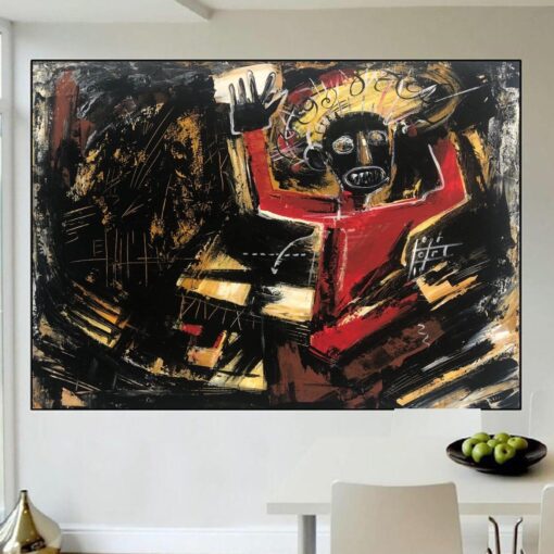 Buy Abstract Street Graffiti Paintings On Canvas Urban Art Neo-Expressionism Painting Dark Abstract Graffiti Style Wall Decor | STREET PROFIT online shopping cheap