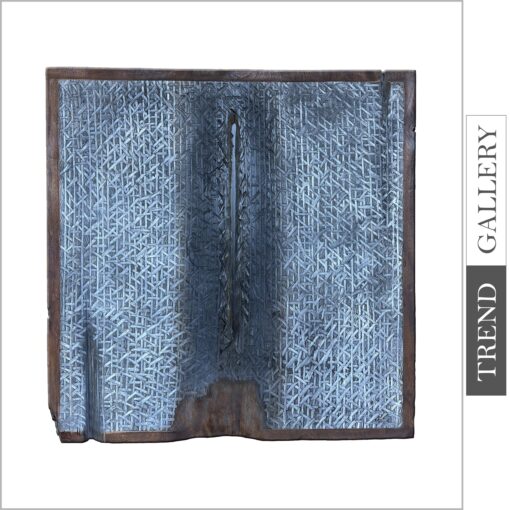 Buy Abstract Weaving Style Wooden Light Blue Wall Art Original Wood Painting | BLUE WEAVING 27.5"x27.5" online shopping cheap