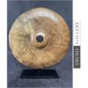 Buy Abstract Wood Sculpture Art Modern Round Wood Statue Hand Carved Art Table Desktop Art | NATURE OF THINGS 18.5"x12.2" online shopping cheap