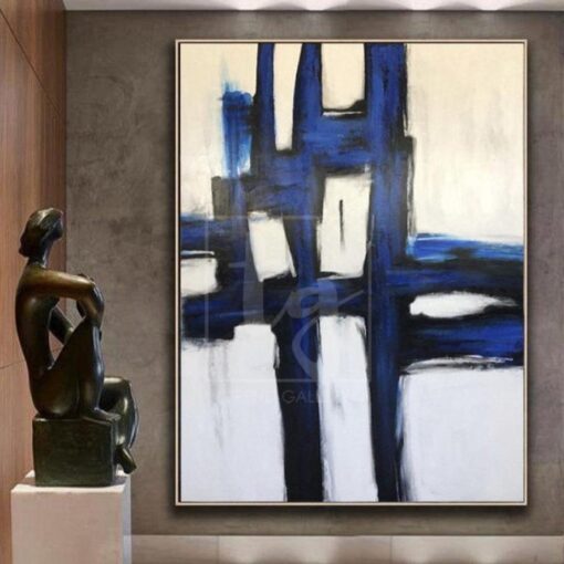 Buy Acrylic Abstract Wall Art Original Black And White Art Large Canvas Art Extremely Unique Painting Canvas | CONUNDRUM online shopping cheap