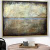 Buy Acrylic Canvas Large Oil Brown Painting Contemporary Art | OVERWHELMING SUNSET online shopping cheap