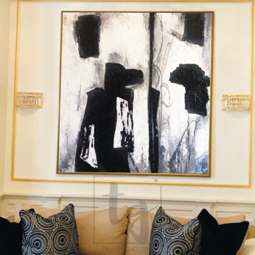 Buy Acrylic Painting Black And White Black And White Art Canvas Painting Wall Art | EVOLUTION online shopping cheap