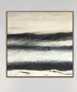 Acrylic Painting On Canvas Original Large Abstract Canvas Art Black And White Oil Painting | STORM WEATHER