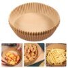 Buy Air Fryer Disposable Paper Liner Non-Stick Mat Steamer Round Paper Baking Mats online shopping cheap