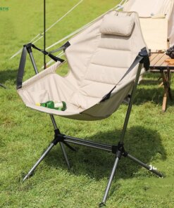 Aluminium Alloy Stargaze Recliner Luxury Camp Chair Camping Rocking Chair Garden Swinging Chairs with Bag
