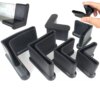 Buy Angle Iron Rubber Cover L Type Triangle Cover Goods Shelf Feet Cover Furniture Table Chair Feet Leg Pad Floor Protector Caps online shopping cheap
