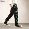 Buy Anime Demon Slayer Casual Cargo Pants Kamado Tanjirou Agatsuma Zenitsu Tomioka Giyuu Sweatpants Fashion Unisex Overalls online shopping cheap