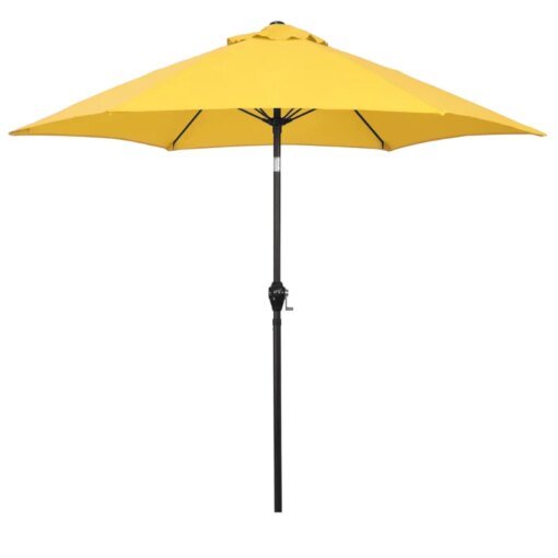 Buy Astella 102" Yellow Solid Print Hexagon Market Patio Umbrella with UV Resistant Material online shopping cheap