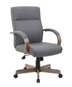 B696DW-SG Reclaim Modern Executive Conference or Desk Chair，Adjustable Height,30.00 X 27.00 X 43.00 Inches