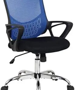 Back Mesh Office Chair with Adjustable Height, Blue Silla de oficina Silla para escritorio Chair soft for desk Kneeling chairs C