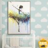 Buy Ballerina Abstract Canvas Painting Colorful Wall Art Ballet Paintings On Canvas Fine Art Oil Impasto Painting Decor | BALLERINA GENET 28"x20" online shopping cheap