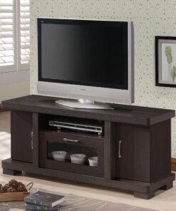 Baxton Studio Viveka Wood Tv Cabinet with 2 Doors