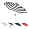 Buy Better Homes & Gardens Outdoor 9' Solid Round Crank Premium Patio Umbrella online shopping cheap