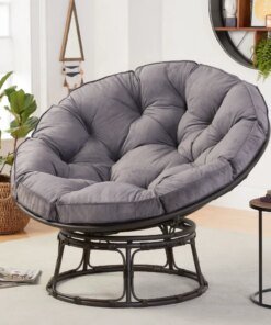 Better Homes & Gardens Papasan Chair, Charcoal Gray