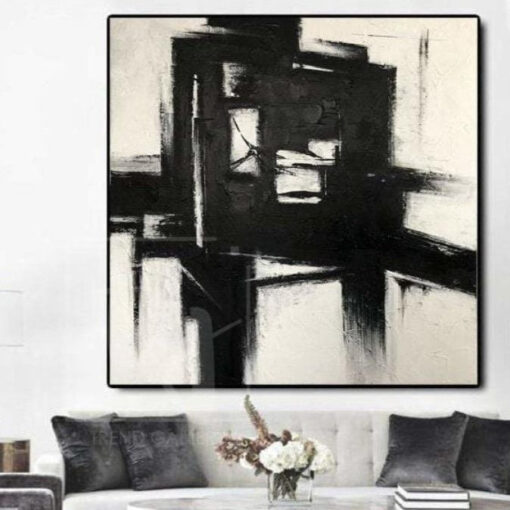 Buy Black And White Artwork Original Abstract Creative Black And White Art Franz Kline style | CHANGING REALITY online shopping cheap