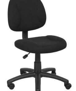 Boss Office & Home Beyond Basics Adjustable Office Task Chair without Arms, Multiple Colors
