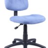 Buy Boss Office Products Blue Perfect Posture Delubye Modern Home Office Chair without Arms game chair online shopping cheap