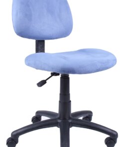 Boss Office Products Blue Perfect Posture Delubye Modern Home Office Chair without Arms game chair