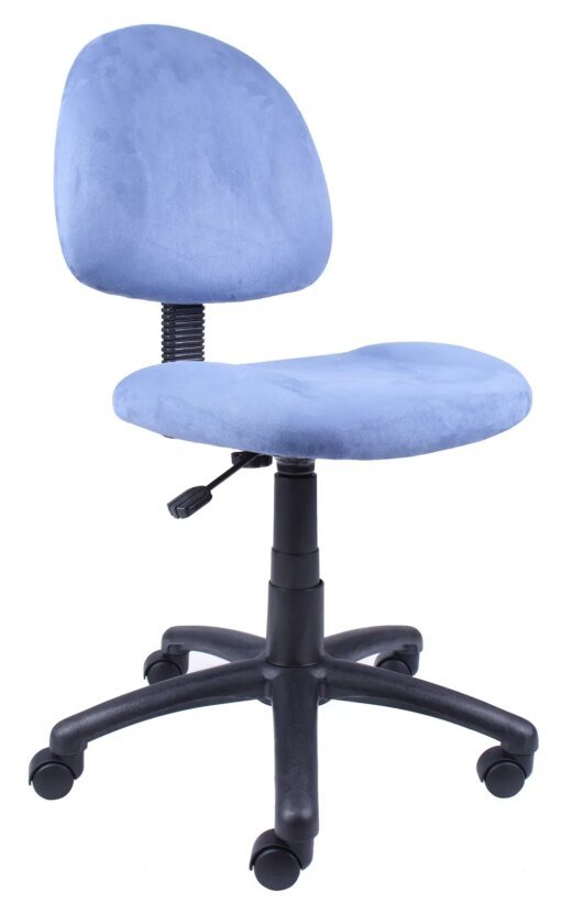 Buy Boss Office Products Blue Perfect Posture Delubye Modern Home Office Chair without Arms game chair online shopping cheap