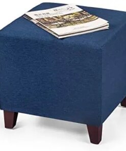 British Style Cube Ottoman Footstool, 16x16x16 Bed riser Pie ajustable mesa fuerte Forro patas silla Adhesive silicone feet Sofa