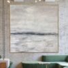 Buy Calming Painting Gray Abstract Artwork Abstract Creative Paintings On Canvas |  FROSTY SILENCE online shopping cheap