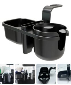 Car Seat Organizer Phone Storage Holder Shelves Baby Stroller Cup Headrest Abs Backseat Snack Drink Shelf