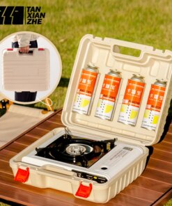 Cassette Stove Storage Box Outdoor Portable Field Stove Cookware Casca Magnetic Gas Gas Stove Gas Tank Garden Furniture Sets