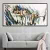 Buy Castle Abstract Oil Artwork Original Castle Paintings On Canvas | ELFEN LIED online shopping cheap