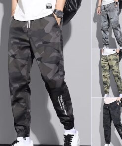Casual Pants Men Camouflage Sweatpants Summer Joggers Quick Dry Harem Trousers Breathable Clothing Streetwear