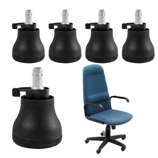 Buy Chair Felt Pads For Legs Desk Chair Wear-Resistant Castors Chair Wheel Accessories For Study Room Meeting Room Living Room online shopping cheap