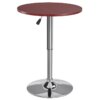 Buy Chrome Base Round Swivel Bar Table for Bistro