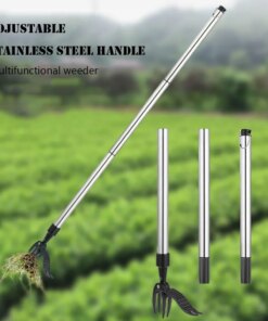 Claw Foot Pedal Weed Puller Weeding Head Stand Up Digging Weeder Lawn Grass Root Grass Digging Weeder Gardening Remover