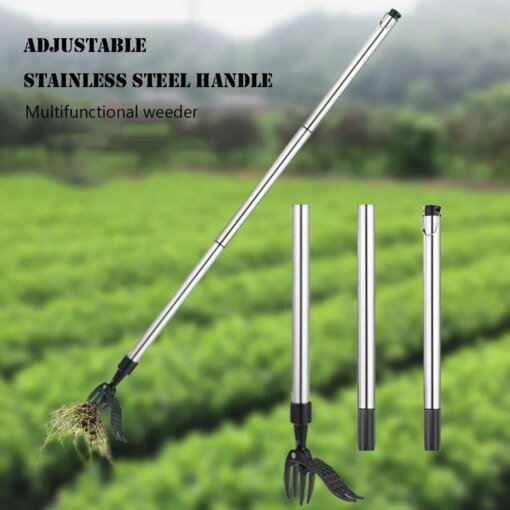 Buy Claw Foot Pedal Weed Puller Weeding Head Stand Up Digging Weeder Lawn Grass Root Grass Digging Weeder Gardening Remover online shopping cheap