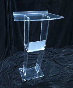 Clear Acrylic platform / Perspex Church Lectern / Plexiglass Church Pulpit