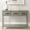 Buy Collection Aiden Barn Blue 3-Drawer Bottom Shelf Console Table online shopping cheap