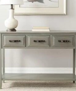 Collection Aiden Barn Blue 3-Drawer Bottom Shelf Console Table