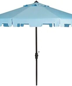 Collection Zimmerman Crank Market Umbrella with Flap