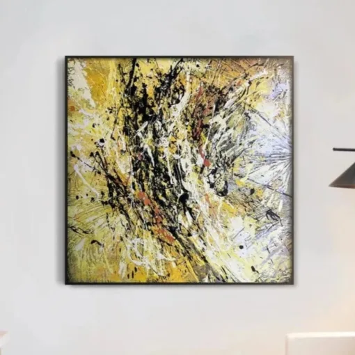 Buy Color oil painting Gold Abstract Large Canvas