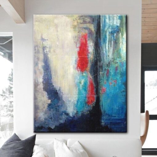 Buy Colorful Abstract Painting in Blue