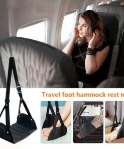 Comfy Hanger Travel Airplane Footrest Hammock Made with Premium Memory Foam Foot Patio Furniture Hanging Chair Swing Camping