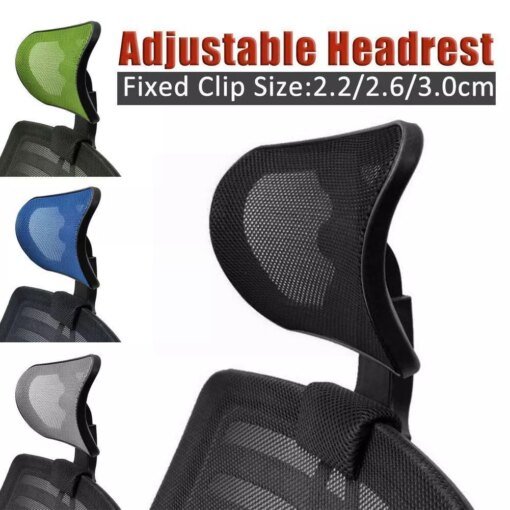 Buy Computer Chair Headrest Pillow Adjustable Headrest For Chair Office Neck Computer Chair Headrest Without Punch online shopping cheap