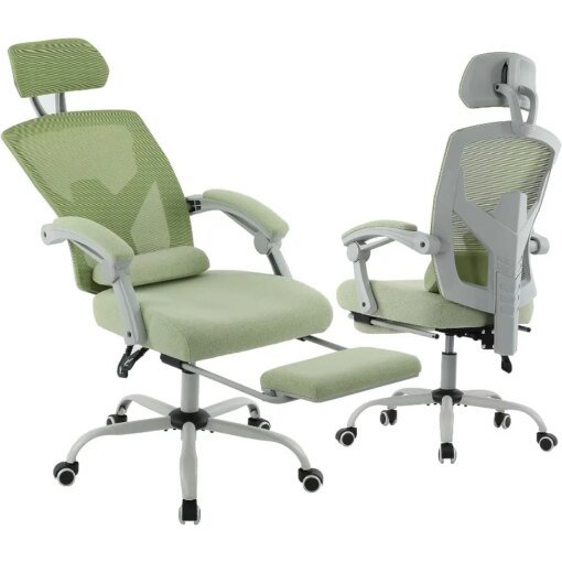 Buy Computer Desk Chair with Lumbar Support Pillow
