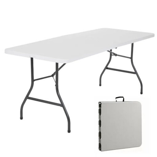 Buy Cosco 6ft White Outdoor Garden Camping Picnic Table Portable Folding Table online shopping cheap