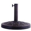 Buy Costway 17.5'' Umbrella Base Stand Market Patio Standing Outdoor Living Heavy Duty (Round) online shopping cheap