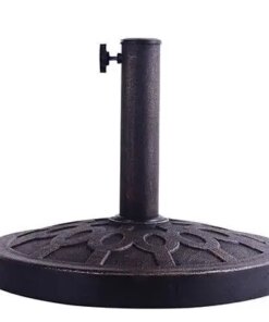 Costway 17.5” Umbrella Base Stand Market Patio Standing Outdoor Living Heavy Duty (Round)
